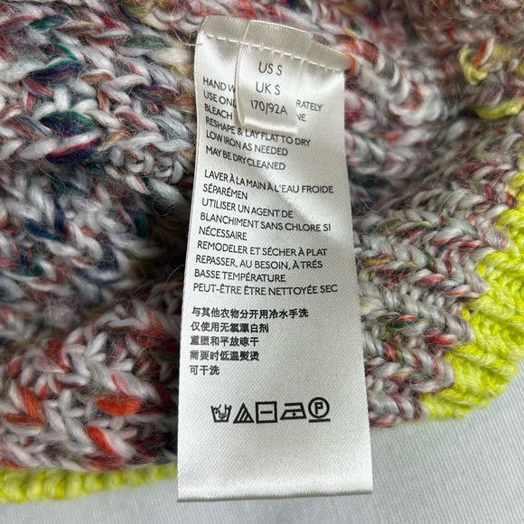 Free People Womens Walk On By Marled Cardigan, Multi Combo Sweater Small EUC - Picture 10 of 16